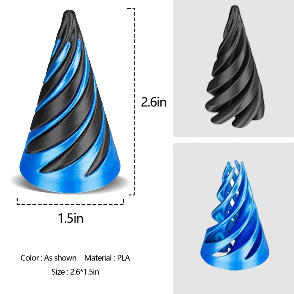 3D Printed Spiral Cone Toy