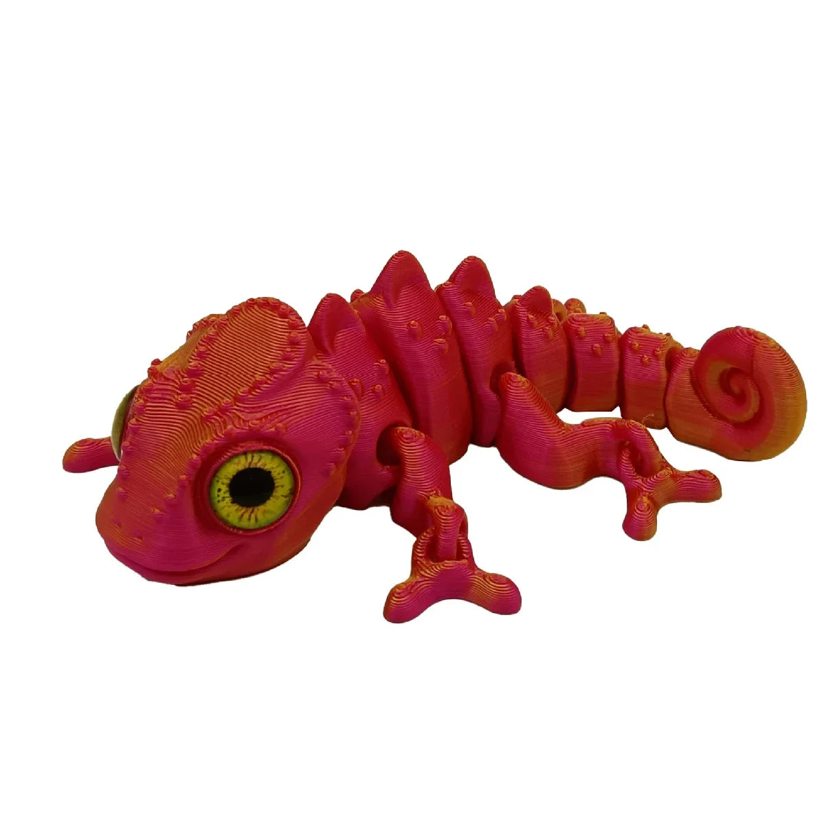 3D Printed Movable Chameleon Figures