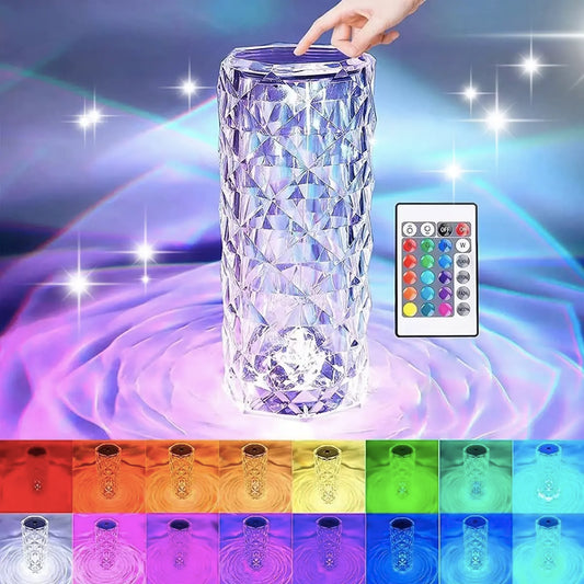 16 Colors RGB Led Night Light Crystal