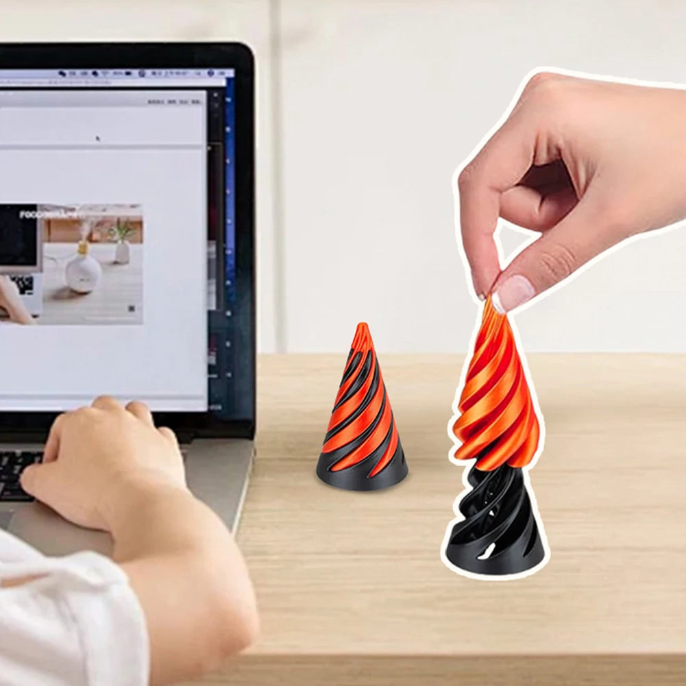 3D Printed Spiral Cone Toy