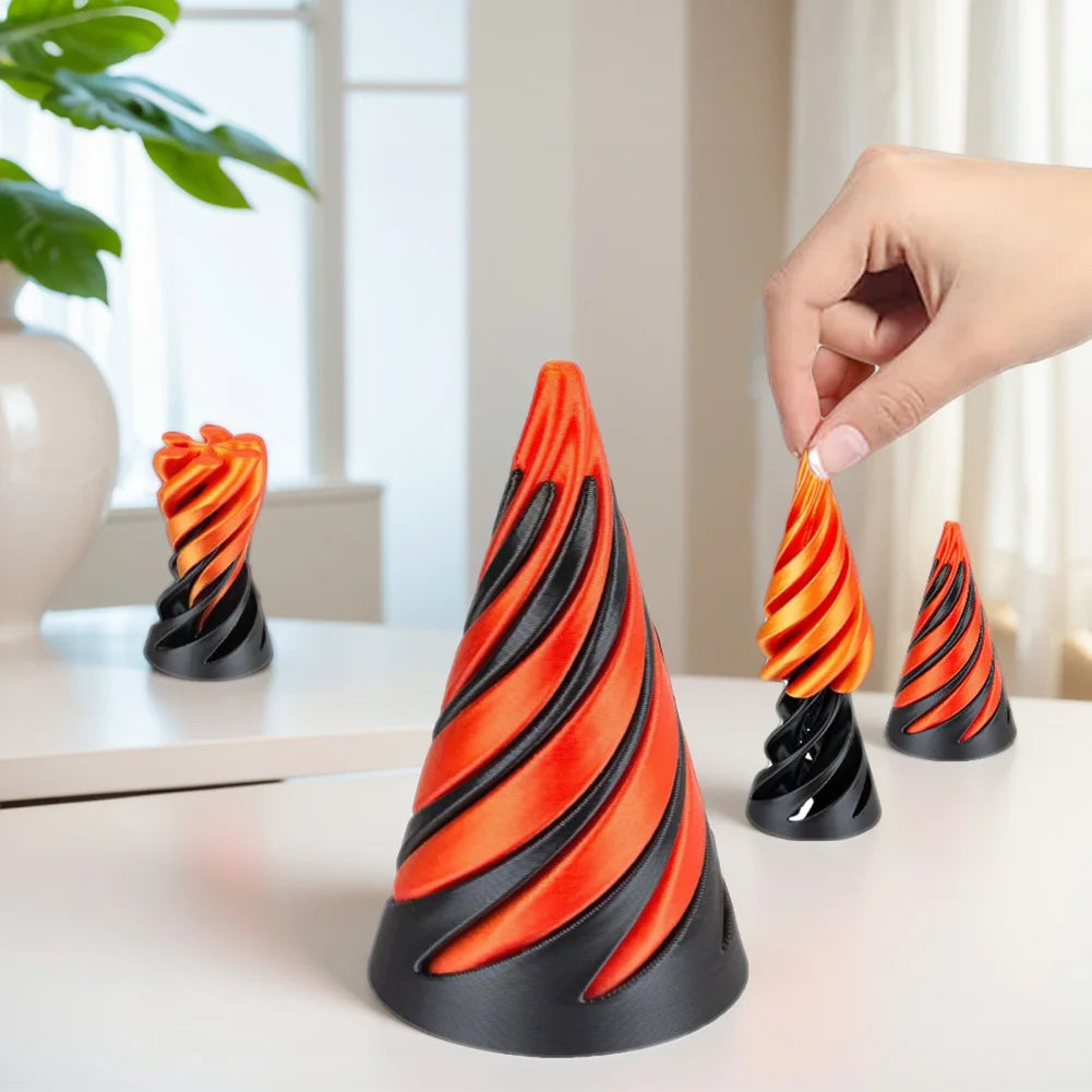 3D Printed Spiral Cone Toy