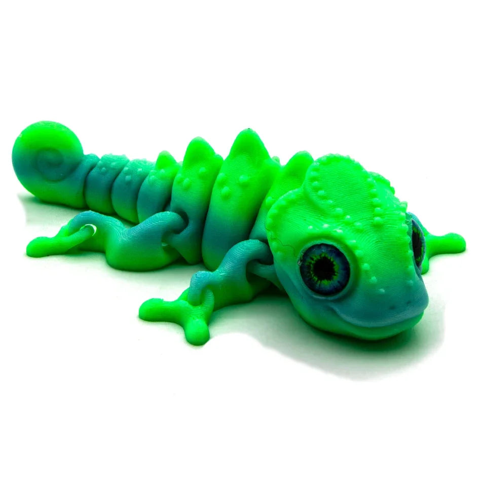 3D Printed Movable Chameleon Figures